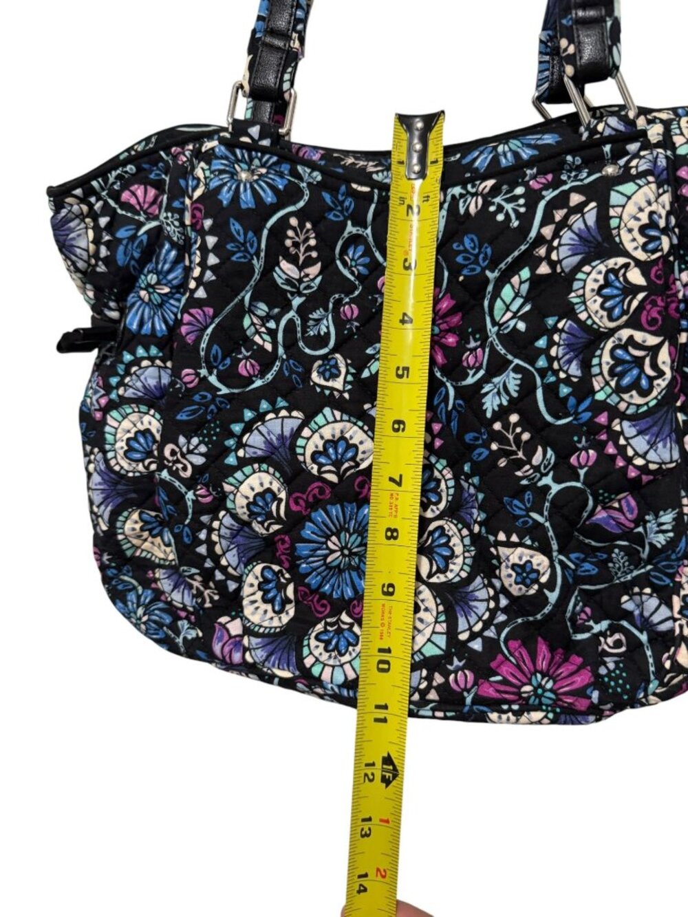 Vera Bradley Retired Bramble Glenna Satchel Shoulder Bag Purse - Picture 6 of 14